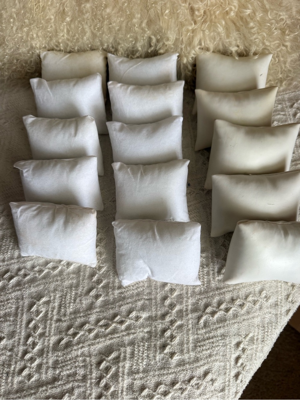 Jewerly Display Pillows- Set of 15